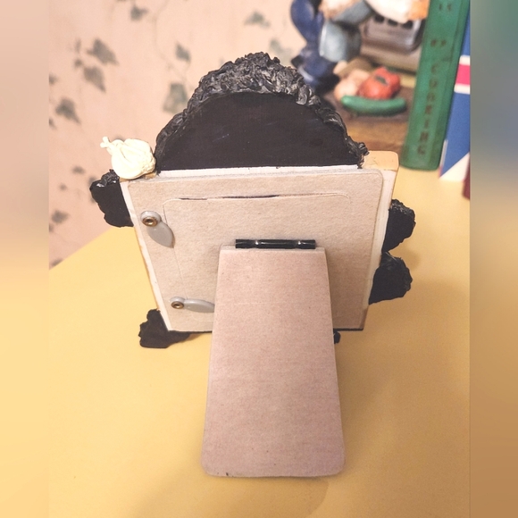 Black Poodle w/Angel 2.5" x 3.5" Picture Frame Special Edition RARE - Picture 5 of 6